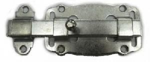 Задвижка дверная плоский ригель L-100 цинк (ЗД-100-ПЛ)