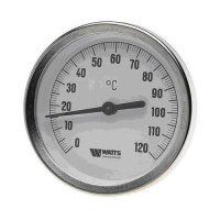 Термометр аксиальный биметаллический 120°C L=60(50)