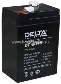Аккумулятор DT6045 6V 4.5А/ч DELTA