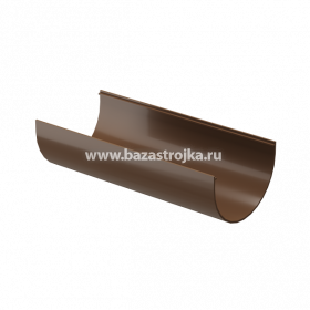 Желоб водосточный ПВХ, СТАНДАРТ Дёке, ф80 мм 2 м. светло-коричневый (8017)