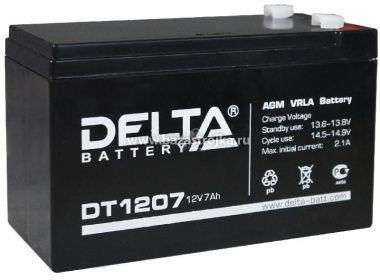 Аккумулятор DT1207 12V 7А/ч DELTA