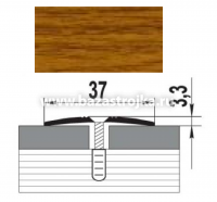 Порог алюмин стыкоперекр. 37,0х1350мм ОРЕХ