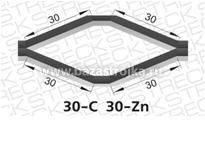 Сетка штукатурная оцинкованная Штрек 30-Zn, 20х1 м (20 м2)