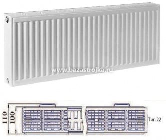 Радиатор алюм. Garanterm 500-10 (глубина 80 мм)